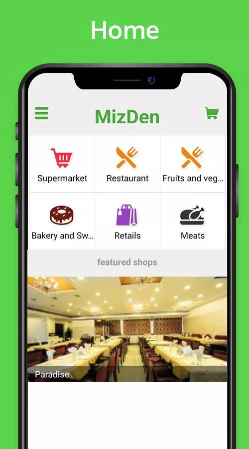 Mizden - Food and Grocery Delivery App screenshot 2